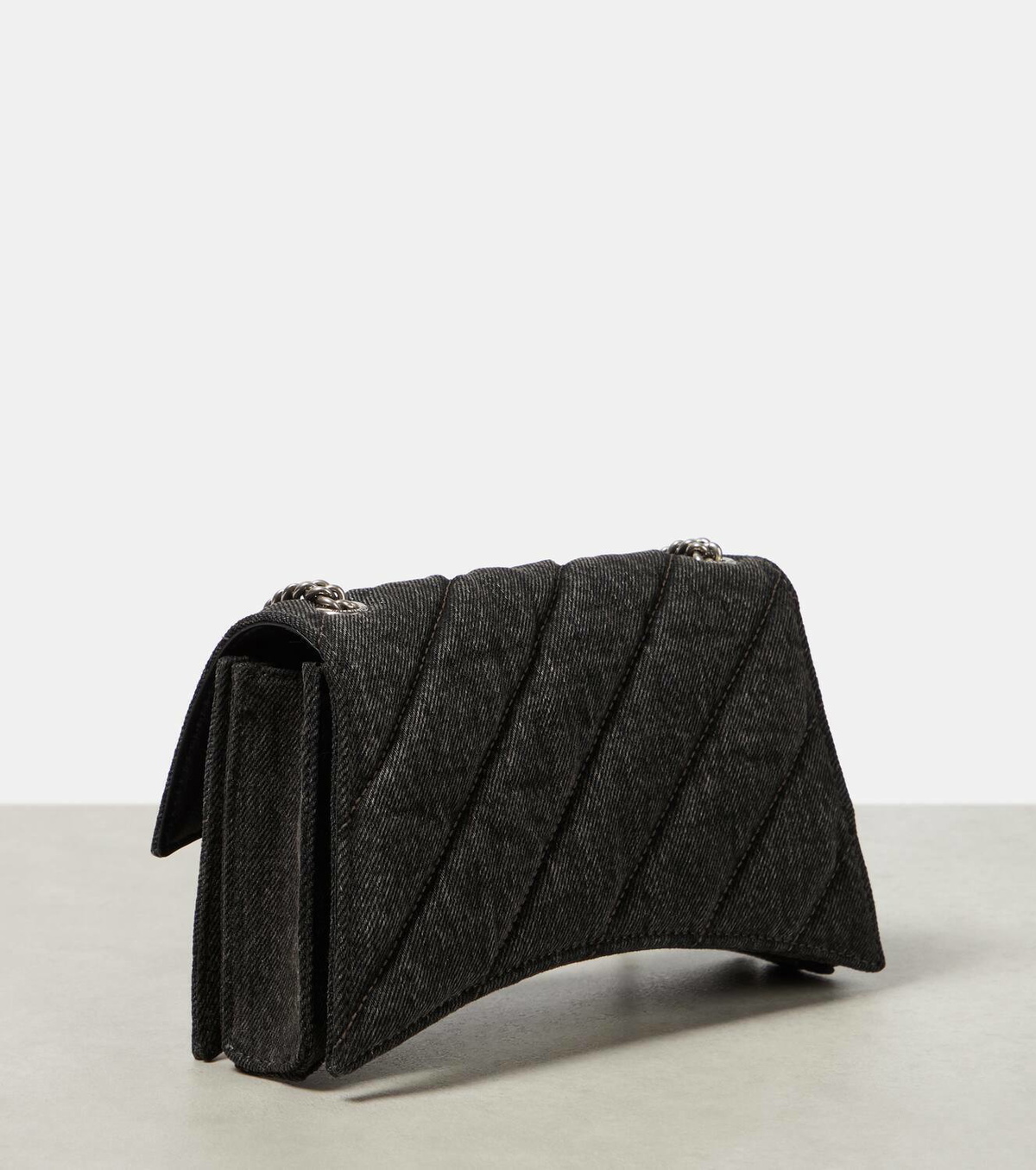 Balenciaga Crush denim shoulder bag Balenciaga