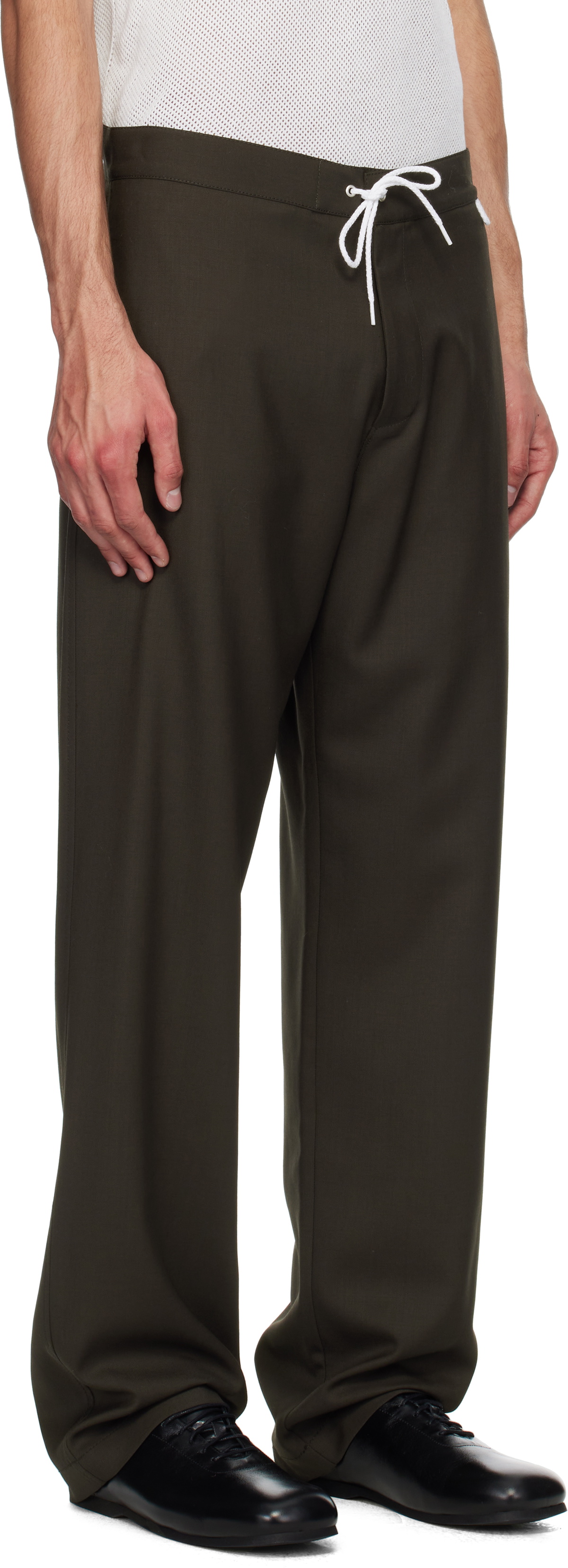 Magliano Brown Virgin Wool People's Pants