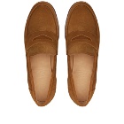 Grenson Men's Epsom Penny Loafer in Snuff Suede