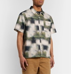 Saturdays NYC - Alpons Printed Cotton-Poplin Shirt - Green