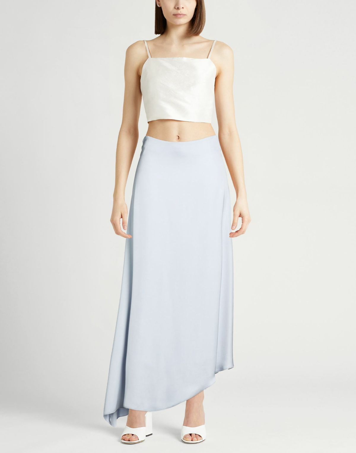 Peserico Womens Midi skirt Light in Grey