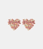 Magda Butrym Heart crystal-embellished earrings