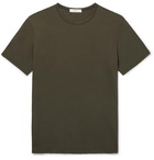 Mr P. - Garment-Dyed Cotton-Jersey T-Shirt - Green