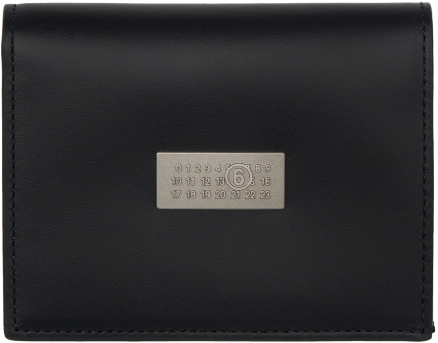 MM6 Maison Margiela Black Numeric Wallet MM6 Maison Margiela