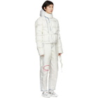 Kanghyuk Off-White Cropped Down Parka