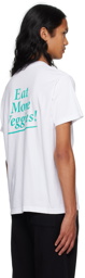 Sporty & Rich White 'Eat More Veggies' T-Shirt