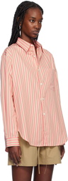 Matteau Pink Classic Stripe Shirt