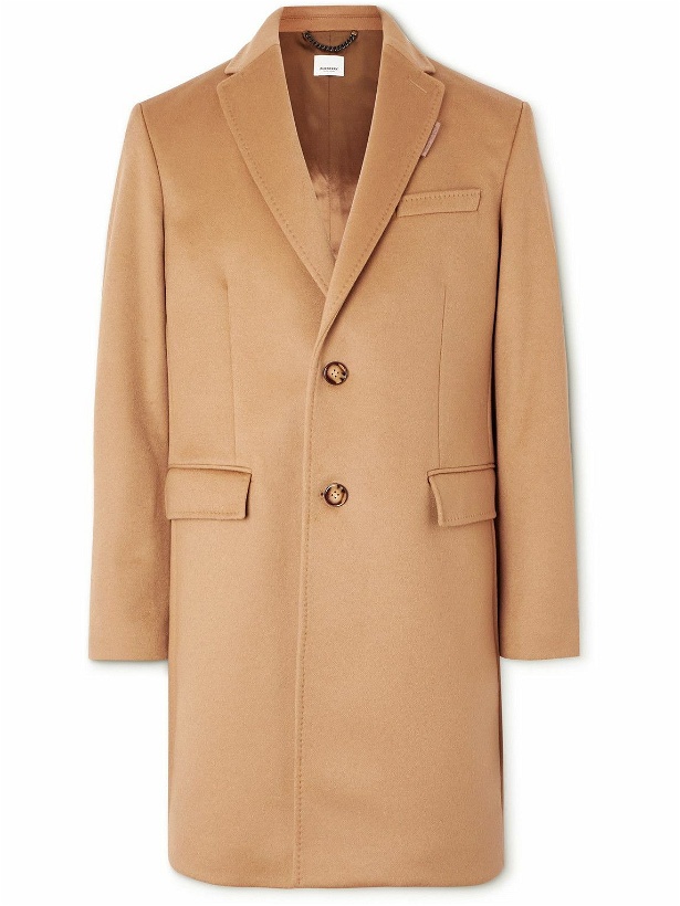 Photo: Burberry - Virgin Wool and Cashmere-Blend Coat - Brown