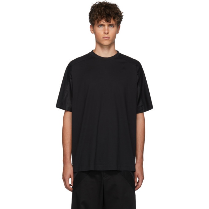 Photo: Y-3 Black M Varsity Tailored T-Shirt