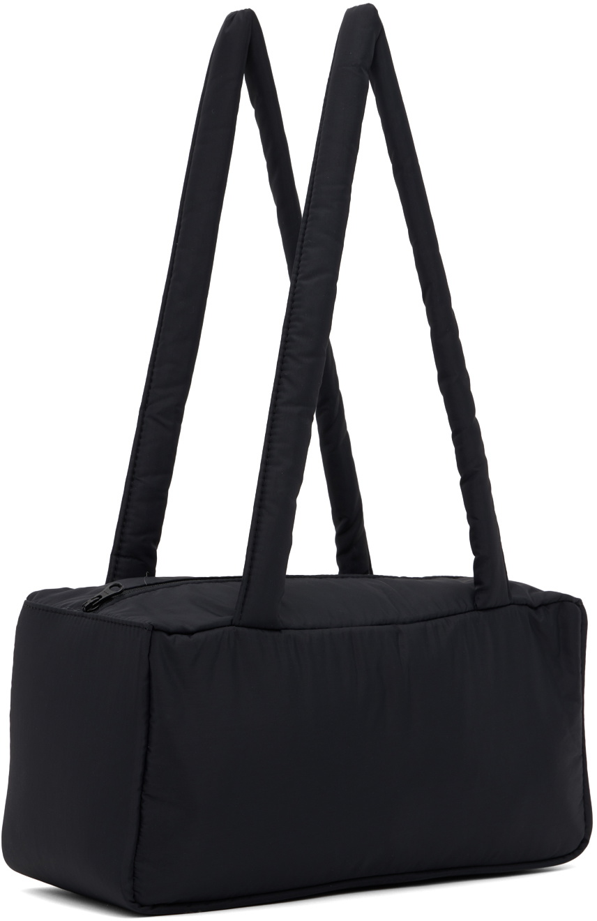 AMOMENTO Black Padded Square Shoulder Bag AMOMENTO