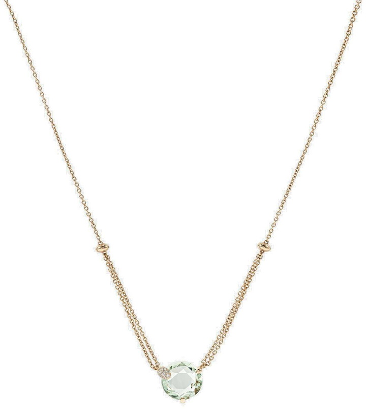 Photo: Bucherer Fine Jewellery 18kt rose gold necklace with prasiolite and diamonds