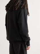 Abc. 123. - Logo-Appliquéd Cotton-Jersey Hoodie - Black