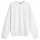 Y-3 Men's Core Logo Crew Sweat in Light Grey