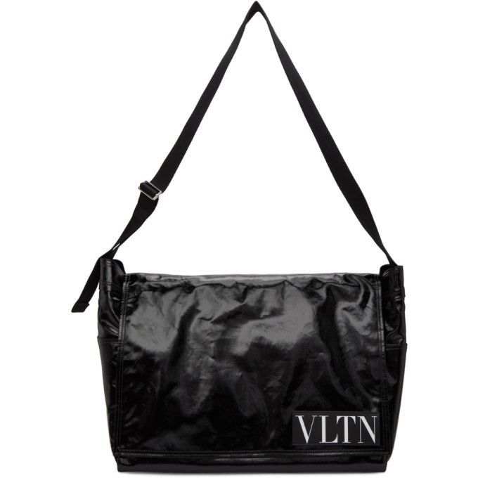 Photo: Valentino Black Large VLTN Messenger Bag