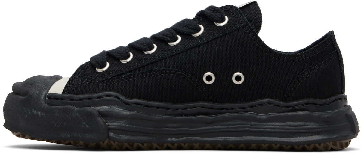 Maison MIHARA YASUHIRO Black 'Hank' OG Sole Canvas Low-Top Sneakers