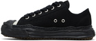 Maison MIHARA YASUHIRO Black 'Hank' OG Sole Canvas Low-Top Sneakers