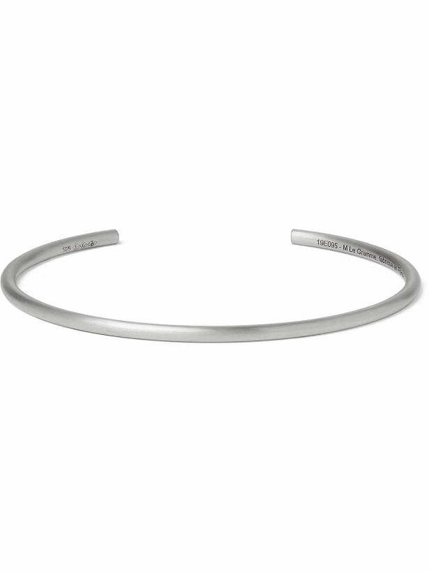 Photo: Le Gramme - Le 7 Brushed Sterling Silver Cuff - Silver