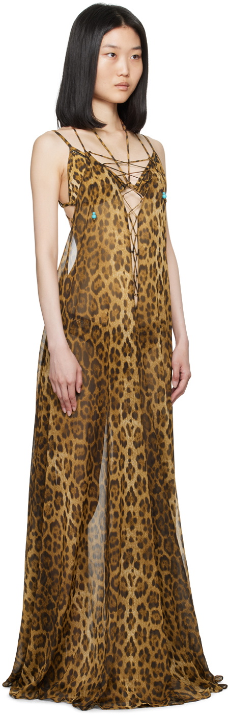 La Perla Brown & Black Spirito Libero Cover Up