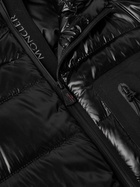 Moncler Grenoble - Logo-Appliquéd Quilted Padded Mesh-Trimmed Ripstop Down Jacket - Black