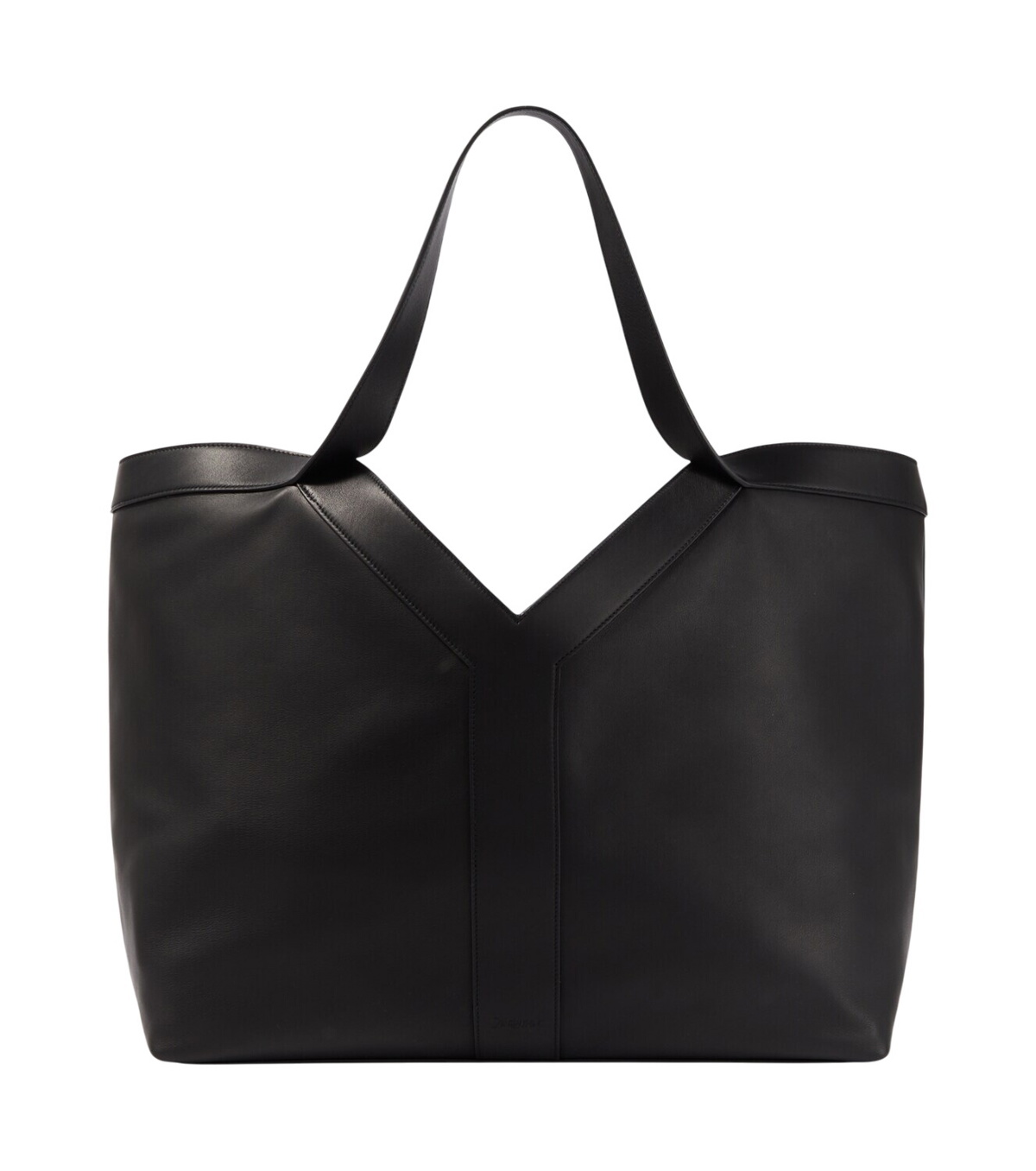 SAINT LAURENT コンバーチブルトートバッグ IDバッグ Saint Laurent Black Large Leather ID Convertible Bag Saint Laurent