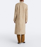 Marant Etoile Pilda herringbone double-breasted coat