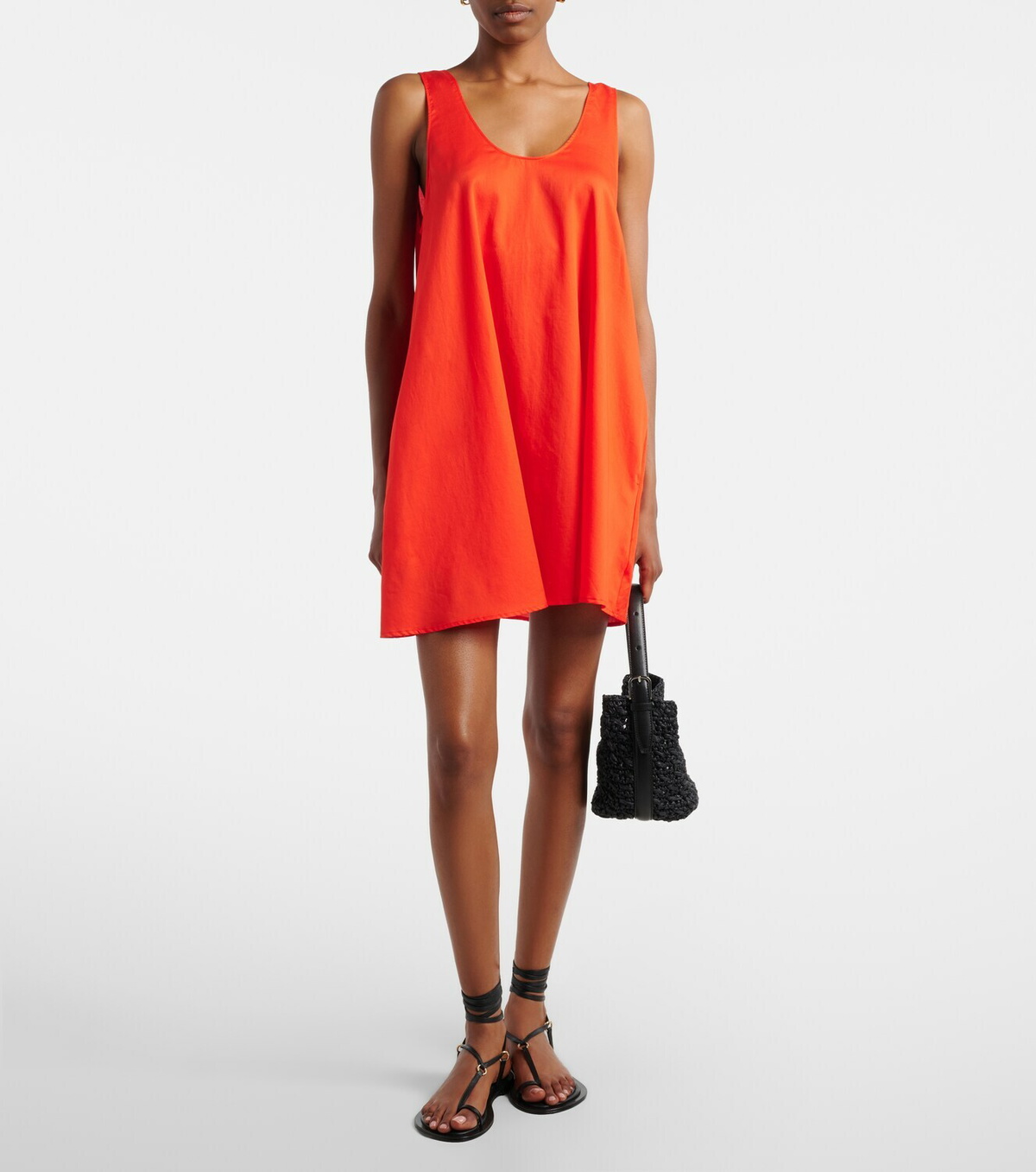Leset Yoko cotton poplin minidress