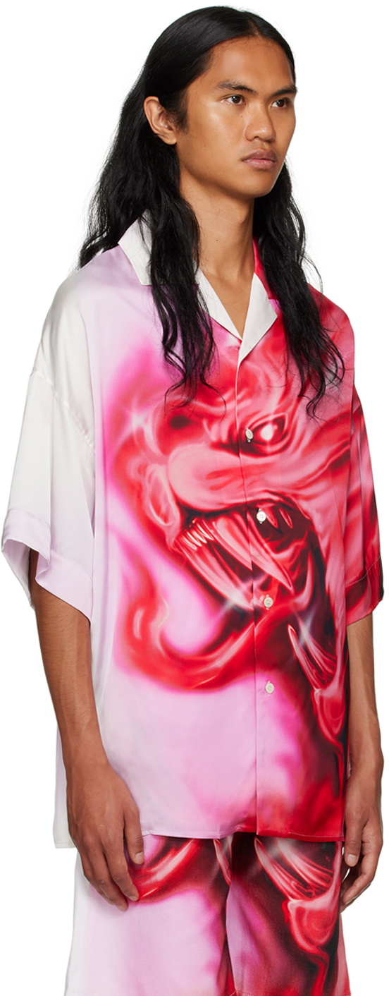 Gerrit Jacob Pink Printed Shirt