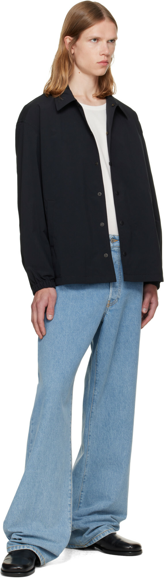 vowels Black Coach Jacket