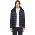 Moncler Navy Down Emas Jacket