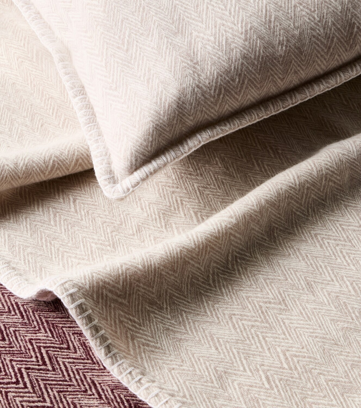 Missoni Camelia Chevron wool and cashmere throw