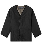 Comme des Garçons Homme Men's Reversible Zip Liner Jacket in Black/Charcoal