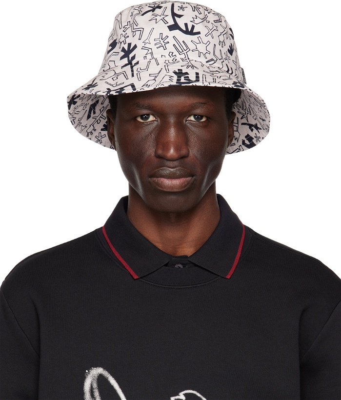 Photo: PS by Paul Smith White Dancing Flower Bucket Hat