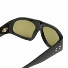 Port Tanger Sama Sunglasses in Black/Dark Green 