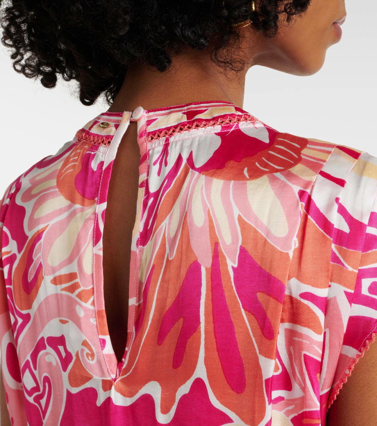 Poupette St Barth Anaik floral romper