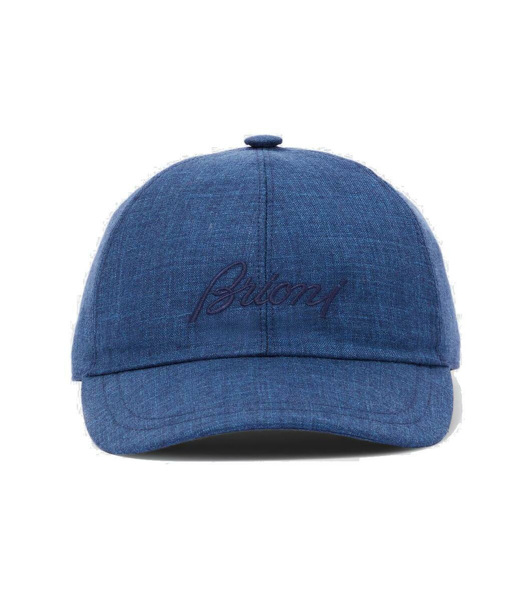 Brioni Silk, cashmere, and linen baseball cap Brioni