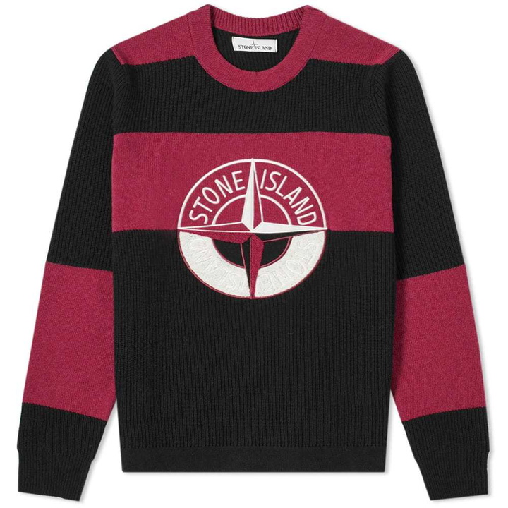 Photo: Stone Island Graphic Embroidered Logo Knit