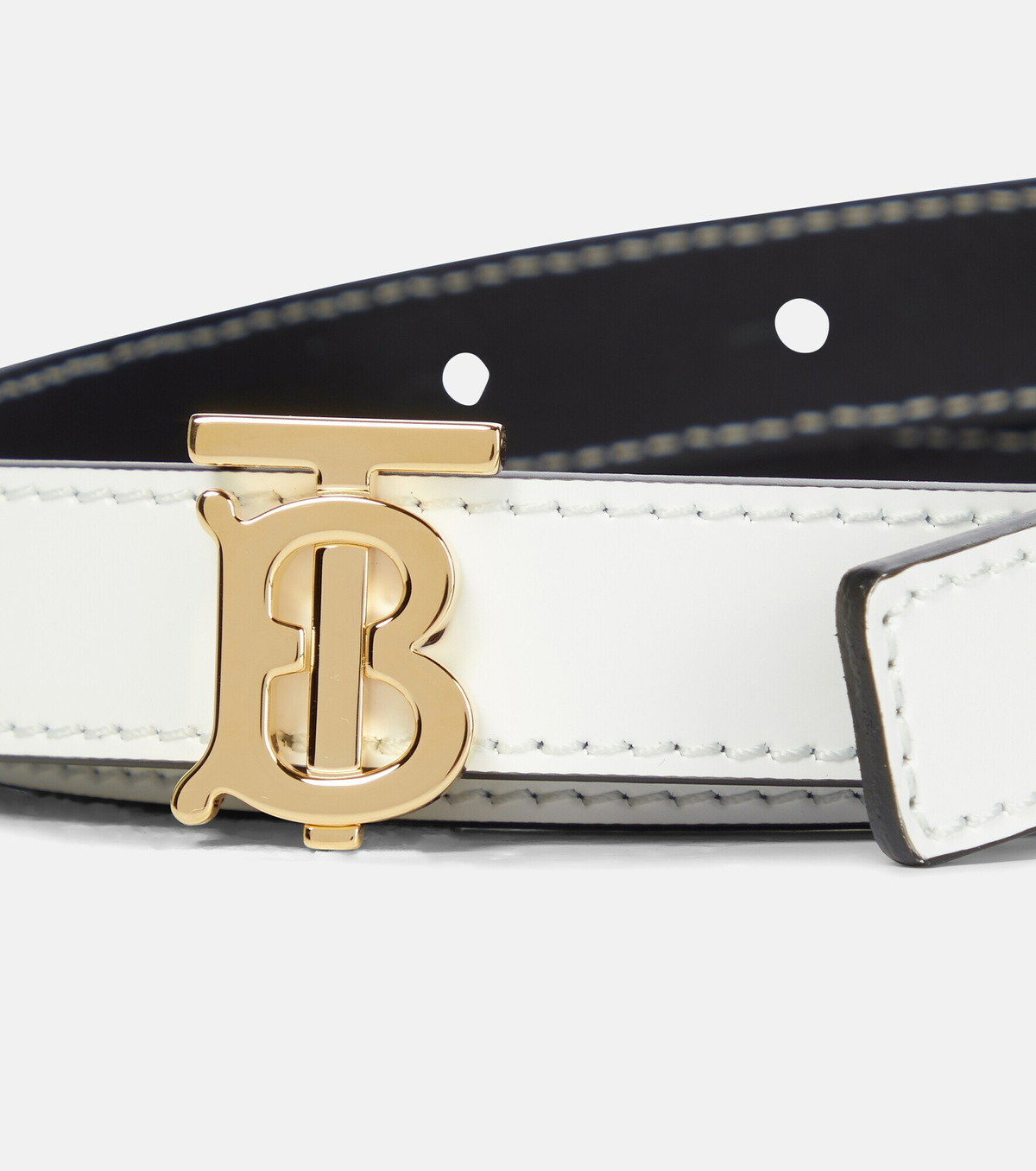 Burberry TB Reversible Leather Belt