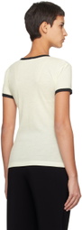 BITE Off-White Crewneck T-Shirt