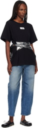 MM6 Maison Margiela Black Cotton Gloves T-shirt