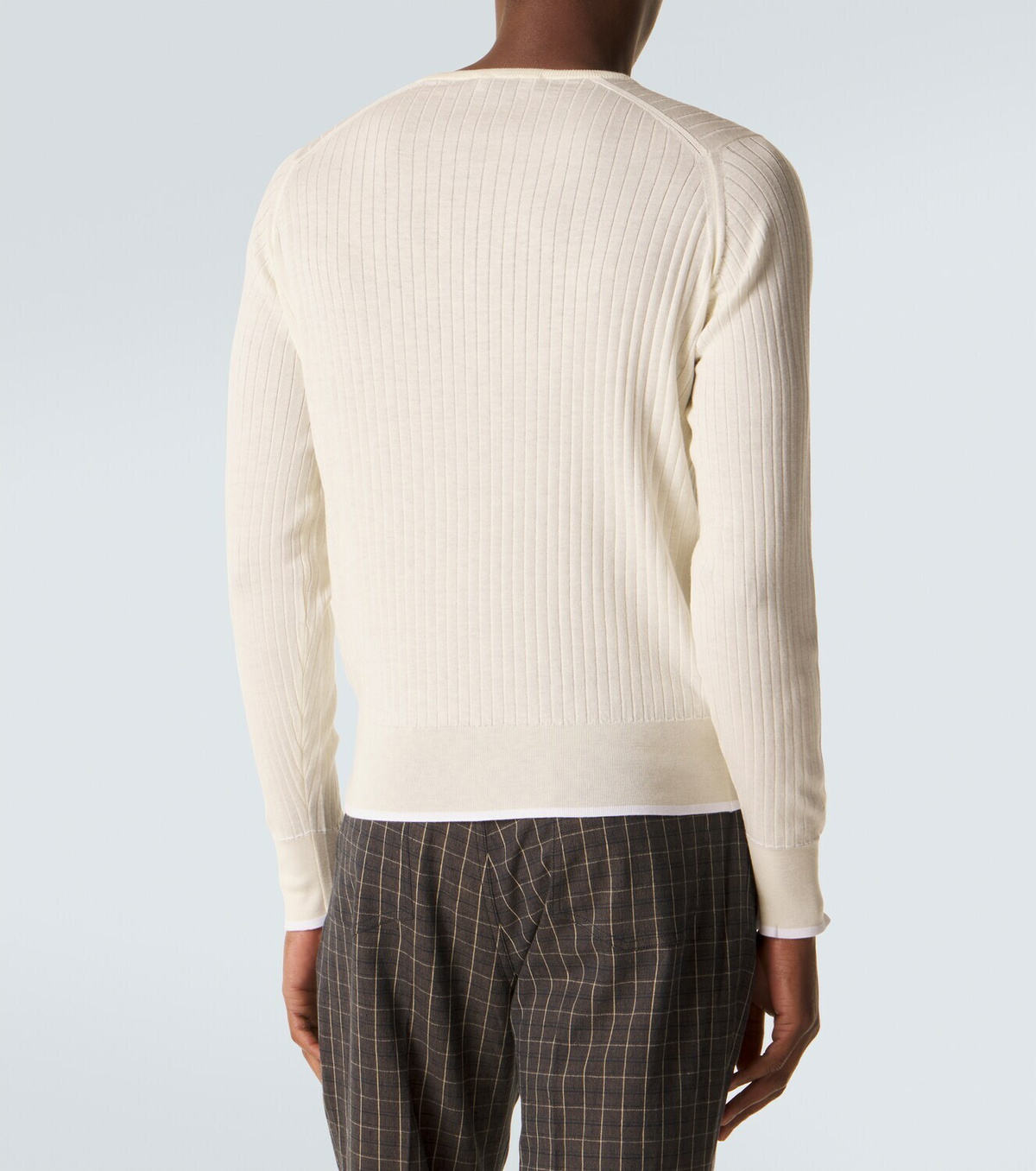 Wales Bonner Nile wool and cotton Henley shirt
