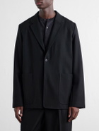ATON - Wool-Twill Suit Jacket - Black