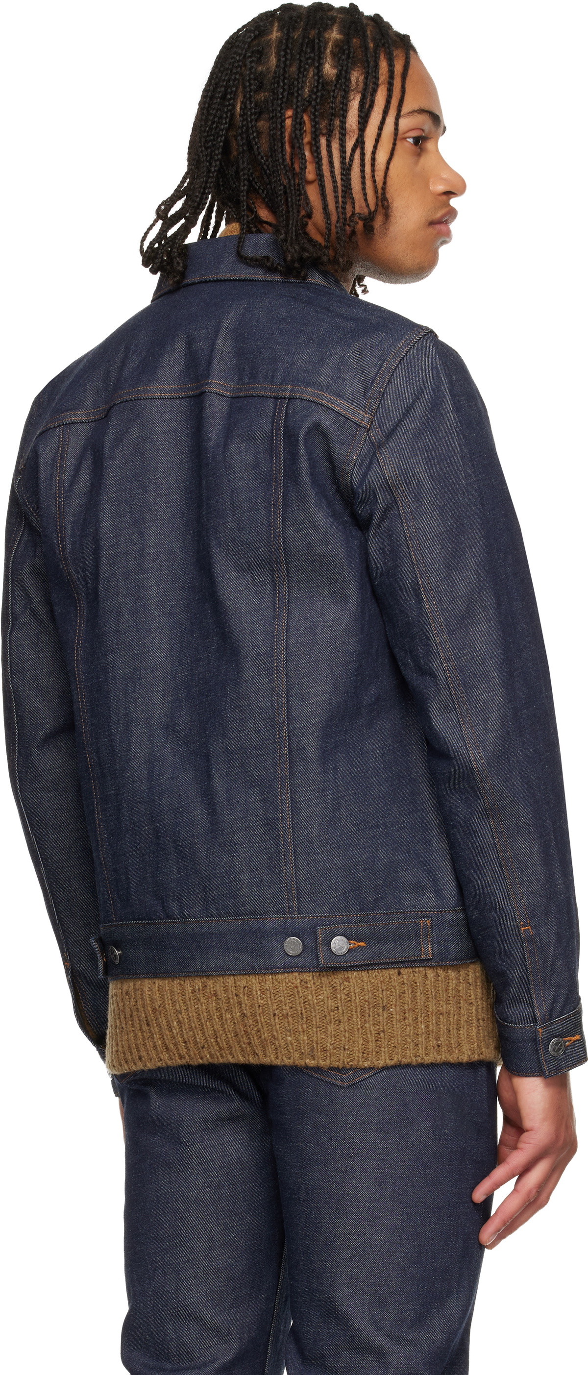 A.P.C. Navy Work Denim Jacket