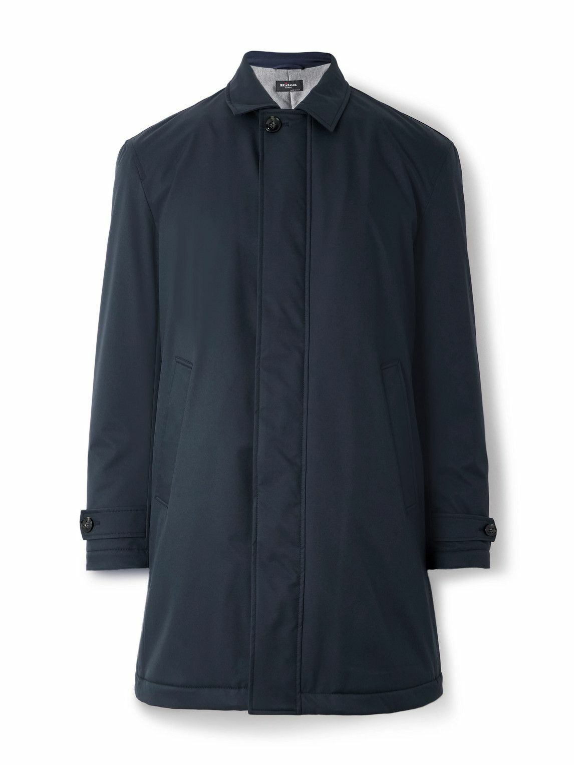 Kiton - Shell Coat - Blue