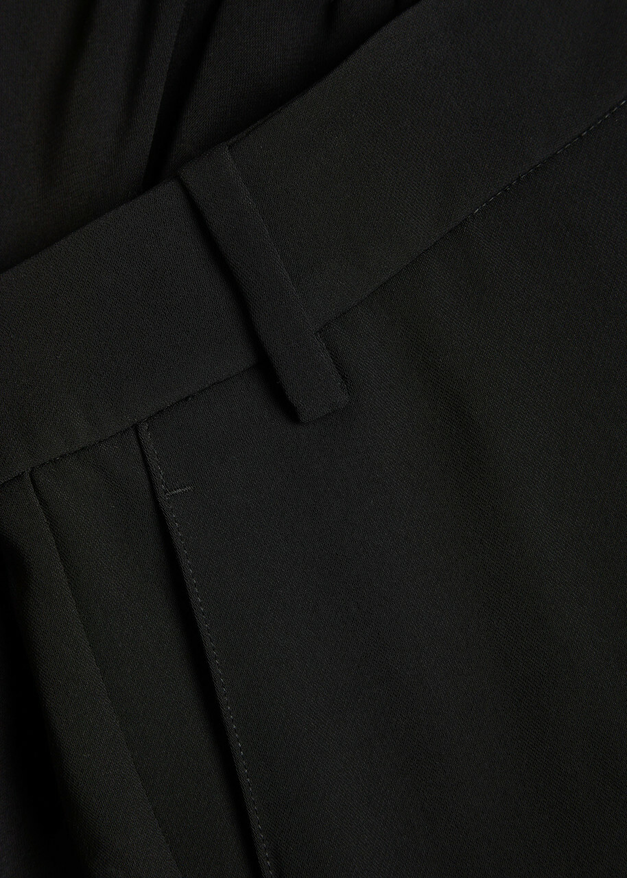 Vince Woven Trousers Black