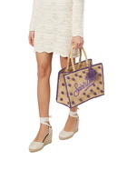 MC2 Saint Barth Polka Dots Terry Colette Raffia Handbag