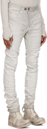 Boris Bidjan Saberi Grey P13 Painted Jeans