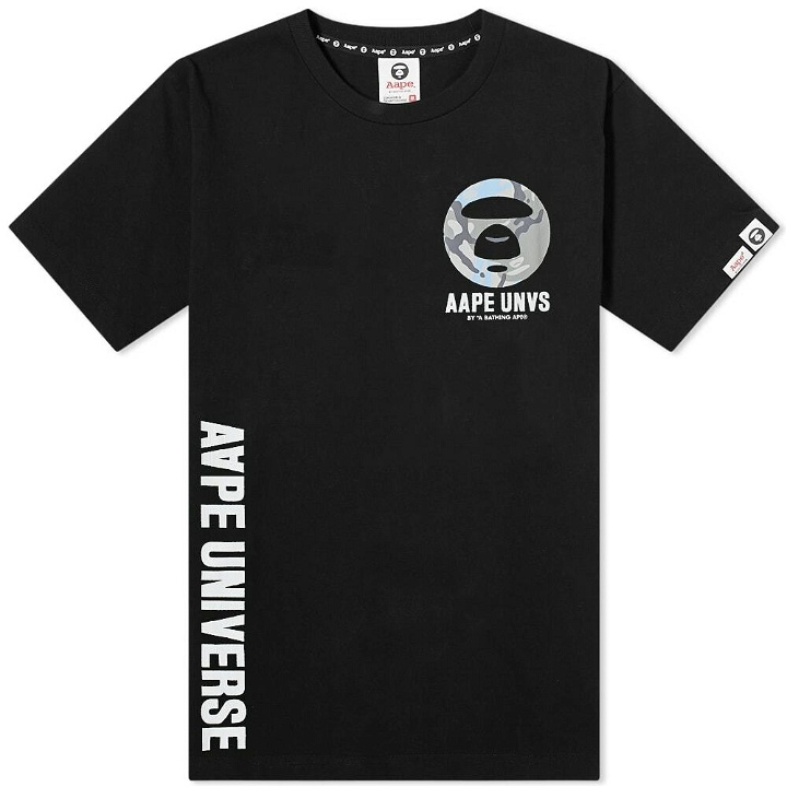 Photo: AAPE Men's Universe Bones T-Shirt in Black