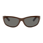 Acne Studios Brown Bla Konst Lou Sunglasses