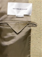 VICTORIA BECKHAM - Collarless Single Breast Viscose Jacket