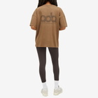 Adanola Women's Performance Washed Boxy T-Shirt in Brown